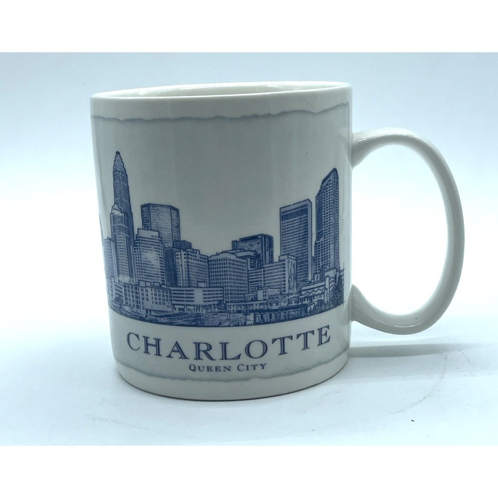 Starbucks 2007 Charlotte Queen City Architectural Series Coffee Mug 18 oz.